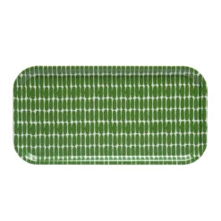 Marimekko Alku White / Green Long Tray