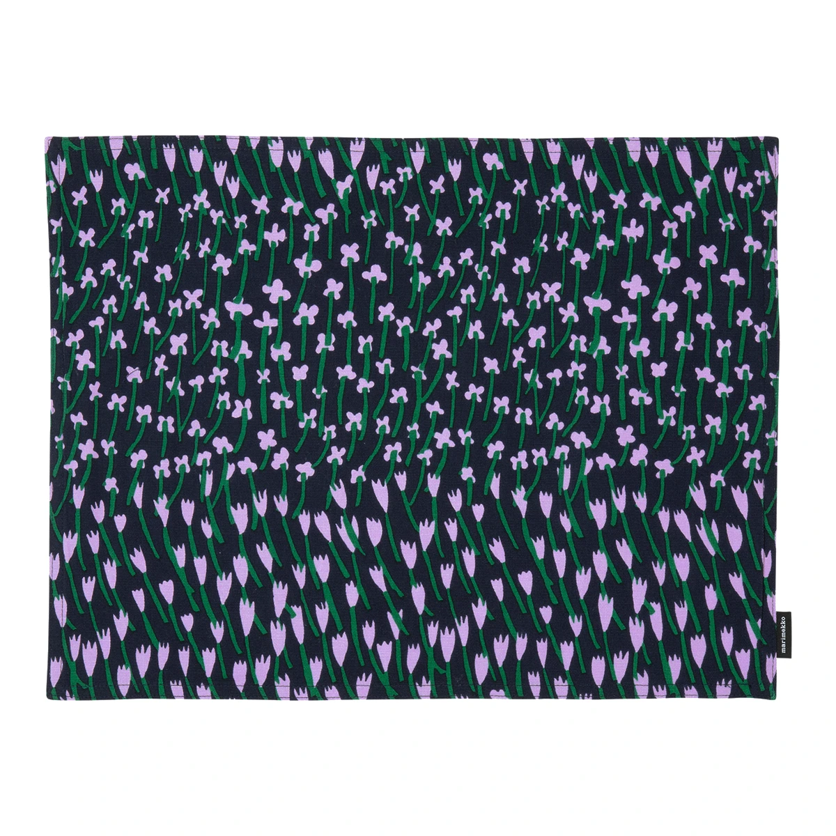 Marimekko Apilainen Navy / Lilac / Green Acrylic-coated Placemat 3 Marimekko Apilainen Navy / Lilac / Green Acrylic-coated Placemat