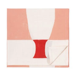 Marimekko Atalaya Cream / Peach / Green Tablecloth