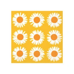 Marimekko Auringonkukka Yellow / Orange Cocktail Napkins