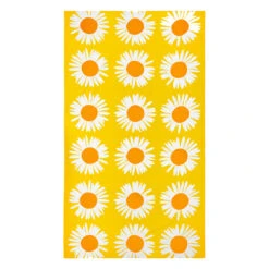 Marimekko Auringonkukka Yellow / White / Orange Large Tablecloth