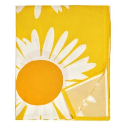 Artful Dining -Artful Dining marimekko auringonkukka yellow white orange large tablecloth 19