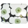 Marimekko Black / Green Unikko Large Tray -Artful Dining marimekko black green unikko large tray 40