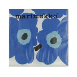Marimekko Blue Unikko Lunch Napkins