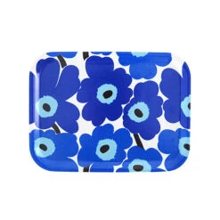 Marimekko Blue Unikko Small Tray