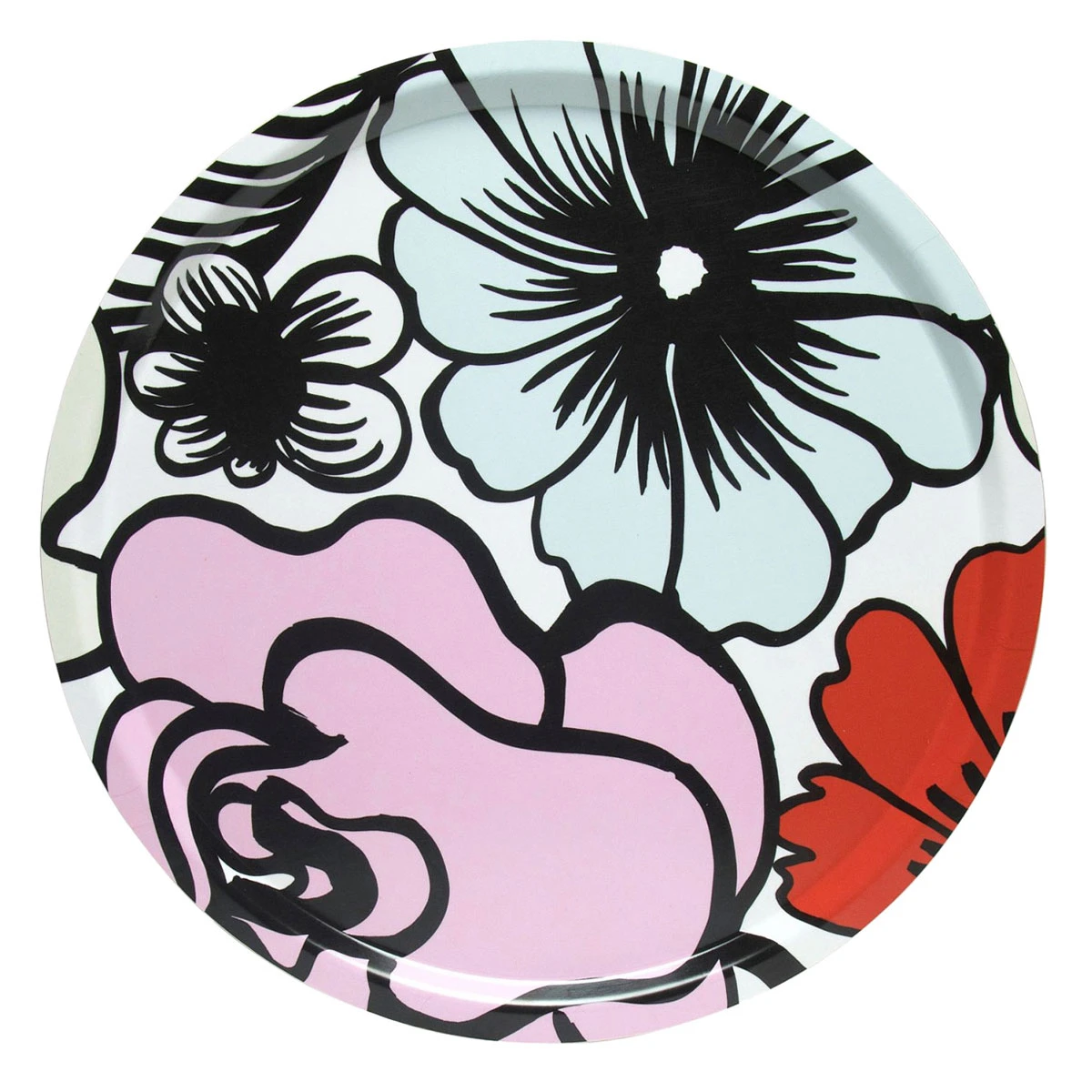 Marimekko Elakoon Elama Large Round Tray 3 Marimekko Elakoon Elama Large Round Tray