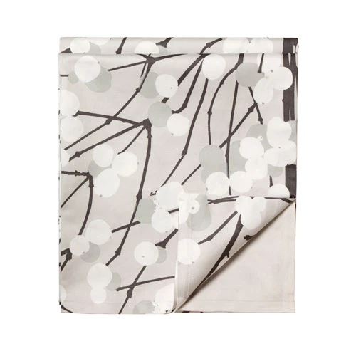 Marimekko Grey Lumimarja Short Tablecloth 3 Marimekko Grey Lumimarja Short Tablecloth