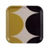 Marimekko Harka Beige / Olive / Black Square Tray