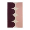 Marimekko Harka Wine / Pink / Tan Tablecloth