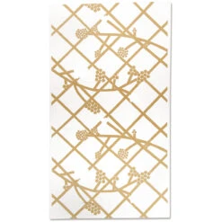 Marimekko Hortensie Gold / White Tablecloth