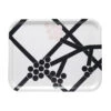 Marimekko Hortensie White / Black / Pink Large Tray 2 Marimekko Hortensie White / Black / Pink Large Tray -Artful Dining marimekko hortensie white black pink large tray 28