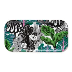 Marimekko Kaalimetsa White / Green / Violet Serving Tray