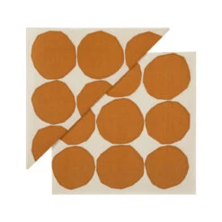 Marimekko Kivet Ivory / Bronze Cocktail Napkins