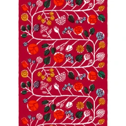 Marimekko Kranssi Red Short Tablecloth
