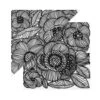 Marimekko Geranium White/Black Lunch Napkins