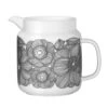 Marimekko Geranium White/Grey Jug -Artful Dining marimekko kurjenpolvi white grey jug 49