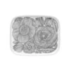Marimekko Geranium White/Grey Small Plate 1 Marimekko Geranium White/Grey Small Plate -Artful Dining marimekko kurjenpolvi white grey small plate 53