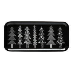 Marimekko Kuusikossa Black / White Tray