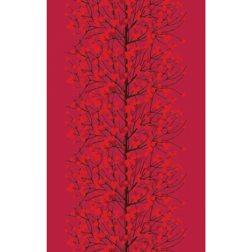 Marimekko Lumimarja Large Red Tablecloth 3 Marimekko Lumimarja Large Red Tablecloth