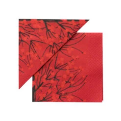 Marimekko Lumimarja Red Cocktail Napkins