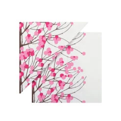 Marimekko Lumimarja White/Pink Cocktail Napkins