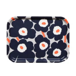 Marimekko Mini-Unikko Dark Grey Small Tray