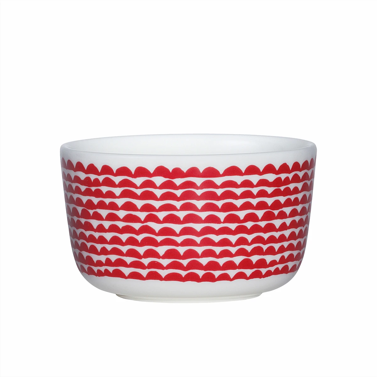 Marimekko Papajo Red Dessert Bowl 3 Marimekko Papajo Red Dessert Bowl
