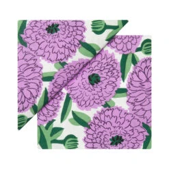 Marimekko Primavera Lilac / Green Cocktail Napkins