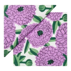 Marimekko Primavera Lilac / Green Lunch Napkins
