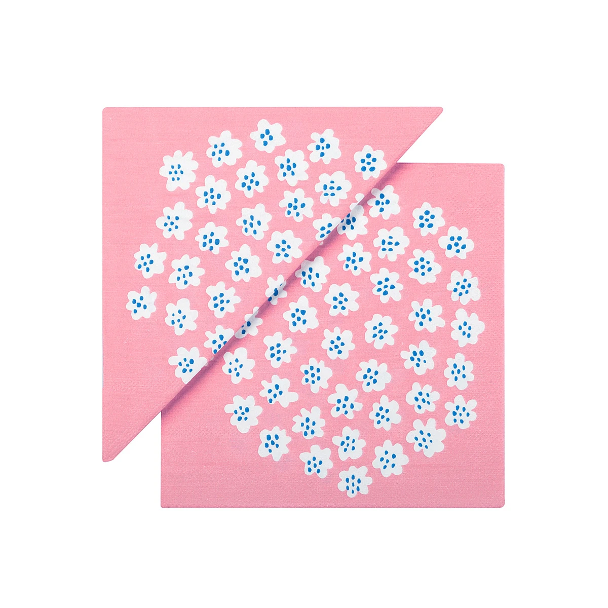 Marimekko Puketti Pink Cocktail Napkins 3 Marimekko Puketti Pink Cocktail Napkins