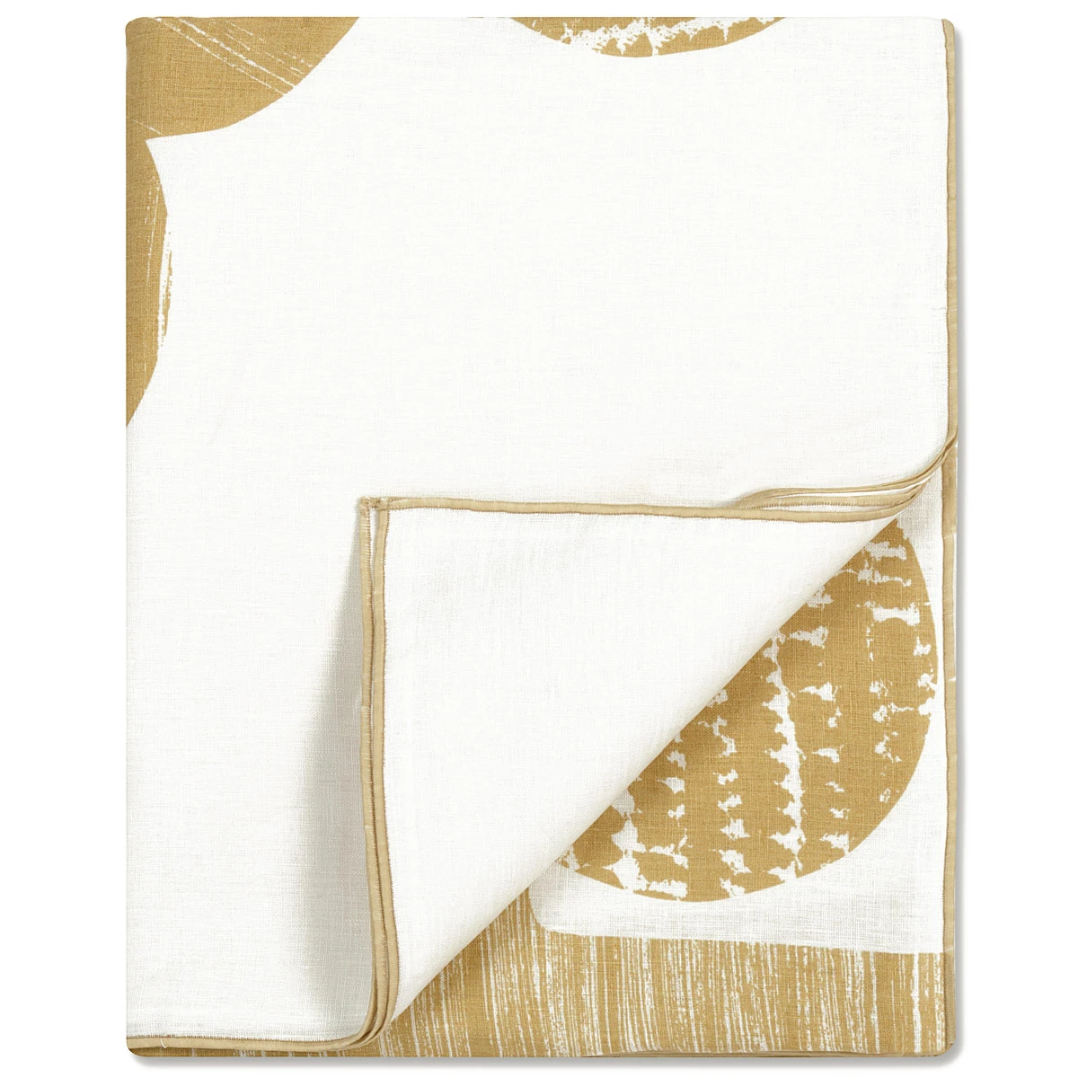 Marimekko Puu Gold / White Tablecloth 3 Marimekko Puu Gold / White Tablecloth