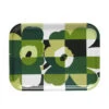 Marimekko Ruutu-Unikko Green Small Tray -Artful Dining marimekko ruutu unikko green small tray 28