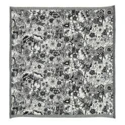 Marimekko Seppelekukat Ecru / Black Cloth Napkin -Artful Dining marimekko seppelekukat ecru black cloth napkin 33