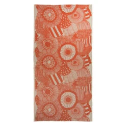 Marimekko Siirtolapuutarha Beige / Orange Tablecloth -Artful Dining marimekko siirtolapuutarha beige orange tablecloth 55