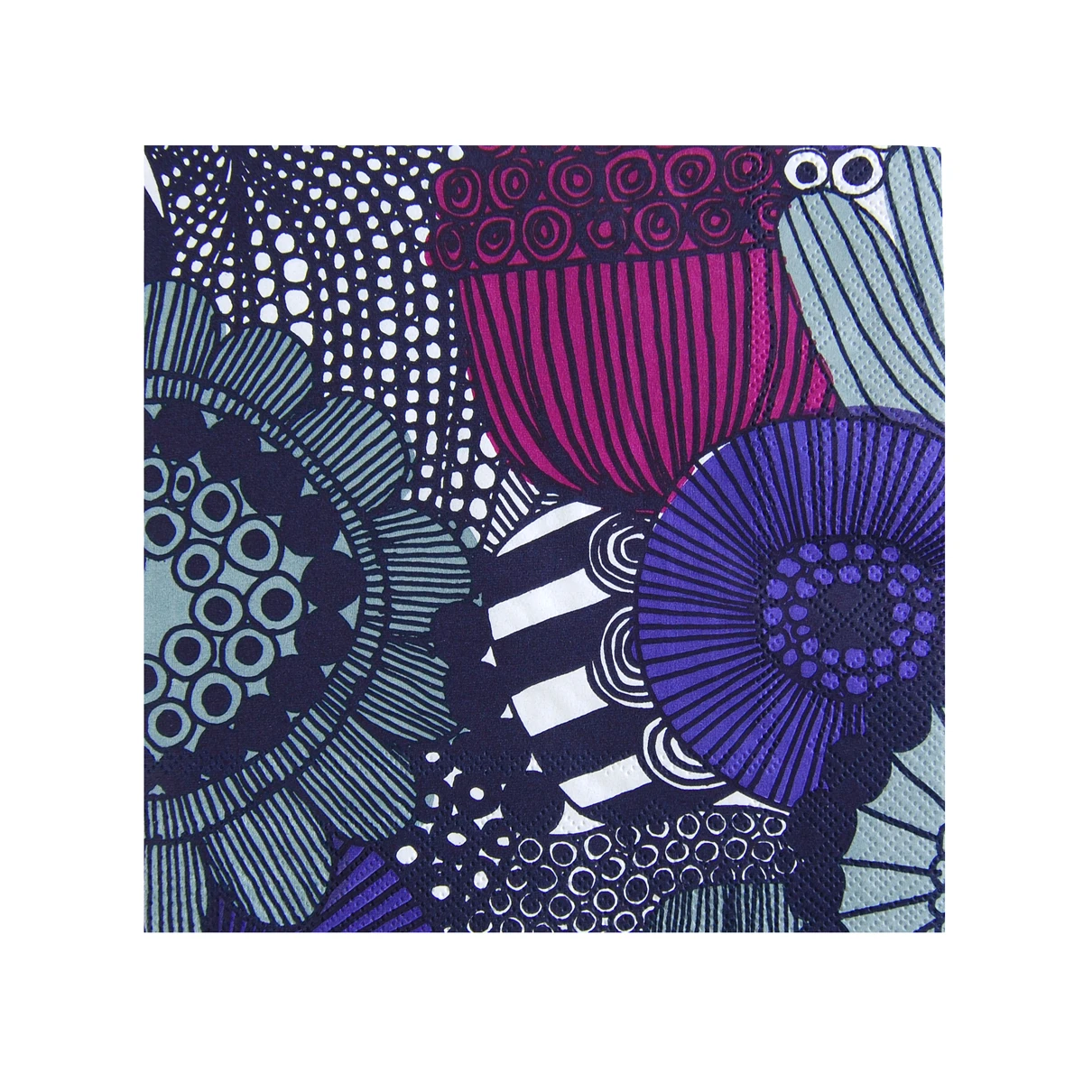 Marimekko Siirtolapuutarha Violet Lunch Napkins 3 Marimekko Siirtolapuutarha Violet Lunch Napkins
