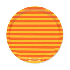 Marimekko Tasaraita Orange / Yellow Round Tray