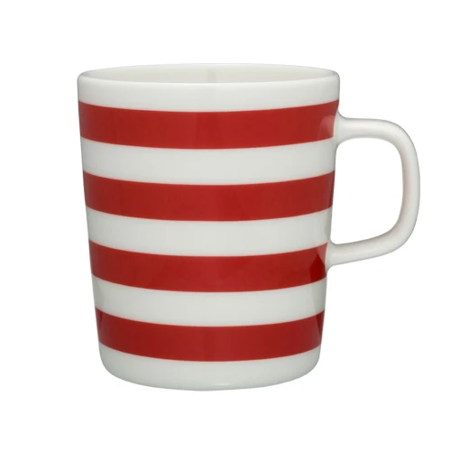 Marimekko Tasaraita Red Mug 3 Marimekko Tasaraita Red Mug