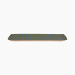 Marimekko Tiiliskivi Green / Blue Rectanlge Serving Tray