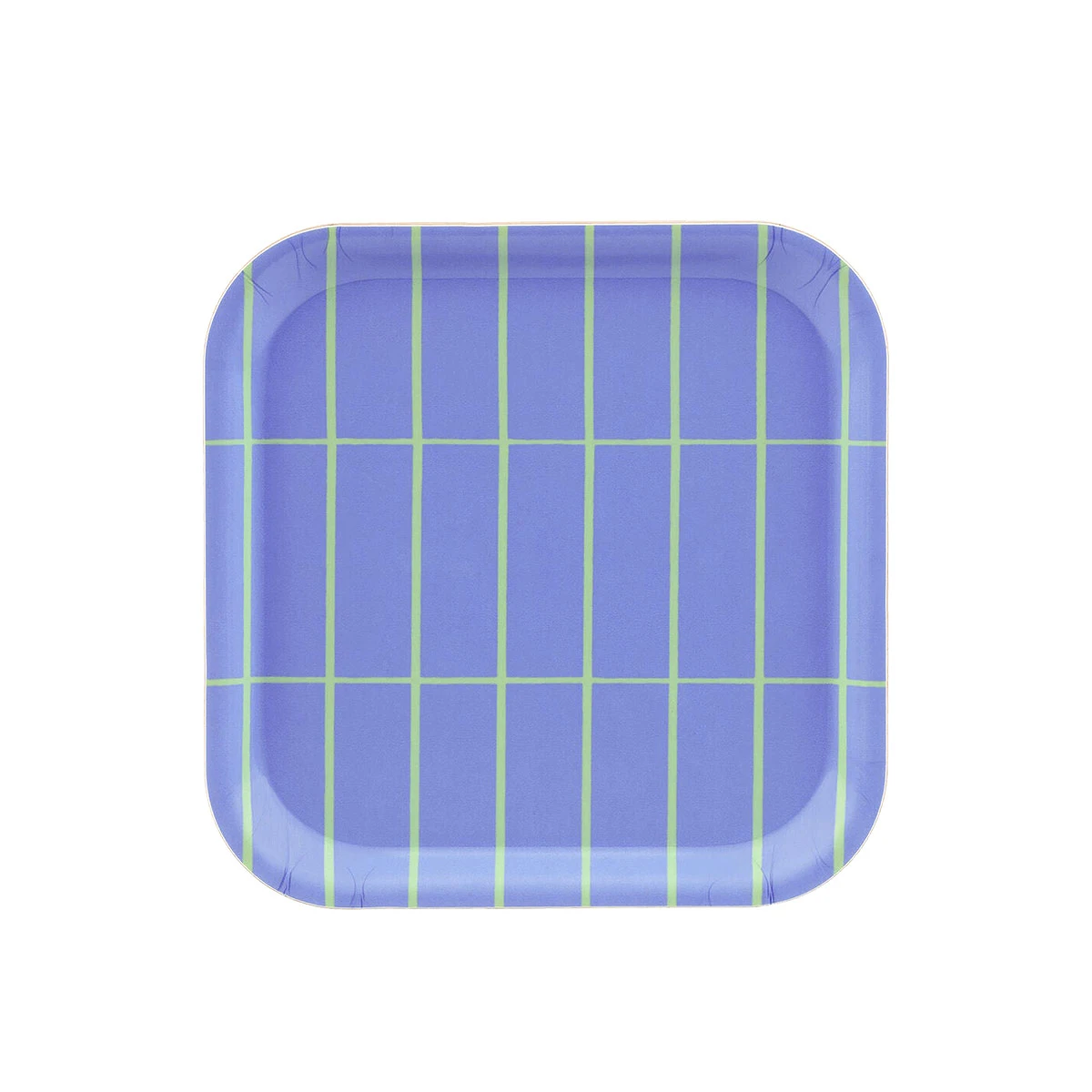 Marimekko Tiiliskivi Light Blue / Mint Square Tray 3 Marimekko Tiiliskivi Light Blue / Mint Square Tray