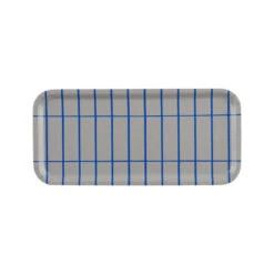 Marimekko Tiiliskivi Tan / Blue Rectangle Serving Tray