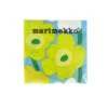 Marimekko Unikko Blue/Green/Yellow Cocktail Napkins -Artful Dining marimekko unikko blue green yellow cocktail napkins 39