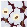 Marimekko Unikko Bordeaux / Grey Lunch Napkins -Artful Dining marimekko unikko bordeaux periwinkle lunch napkins 17
