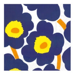Marimekko Unikko Dark Blue Lunch Napkins