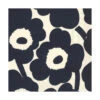 Marimekko Unikko Dark Blue / Cream Lunch Napkins -Artful Dining marimekko unikko dark blue white lunch napkins 11