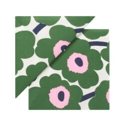 Marimekko Unikko Dark Green Lunch Napkins
