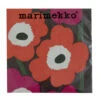 Marimekko Unikko Fuchsia/Orange Lunch Napkins -Artful Dining marimekko unikko fuchsia orange lunch napkins 50