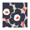 Marimekko Unikko Navy Lunch Napkins 1 Marimekko Unikko Navy Lunch Napkins -Artful Dining marimekko unikko navy orange lunch napkins 26
