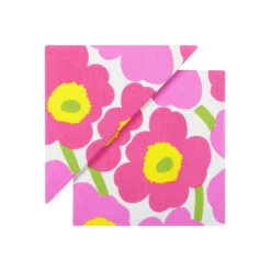 Marimekko Unikko Pink Cocktail Napkins
