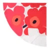 Marimekko Unikko Red Round Tablecloth -Artful Dining marimekko unikko red round tablecloth 40