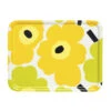 Marimekko Unikko Yellow / Lime Small Tray -Artful Dining marimekko unikko yellow lime small tray 46